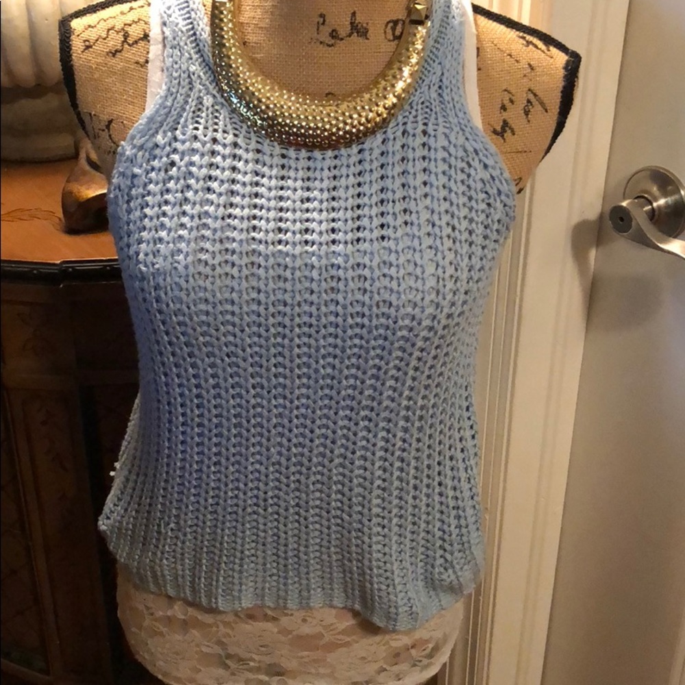 Crop sweater top